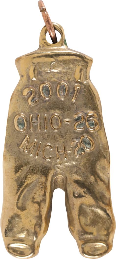 replica gold pants charm|Ohio State Buckeyes Football Gold Pants Replica Charm 24kt.